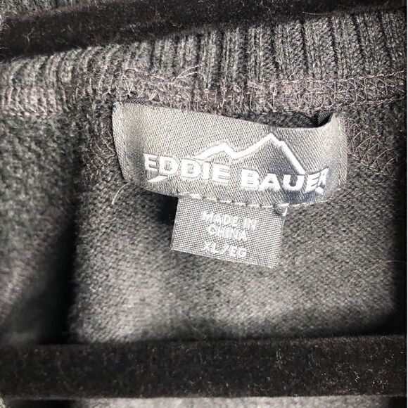 Eddie Bauer Zip up sweater Gray Size XL - Picture 4 of 4